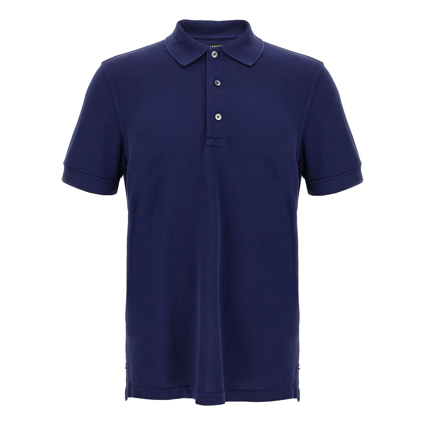 Tom Ford Blue Lyocell Polo Shirt