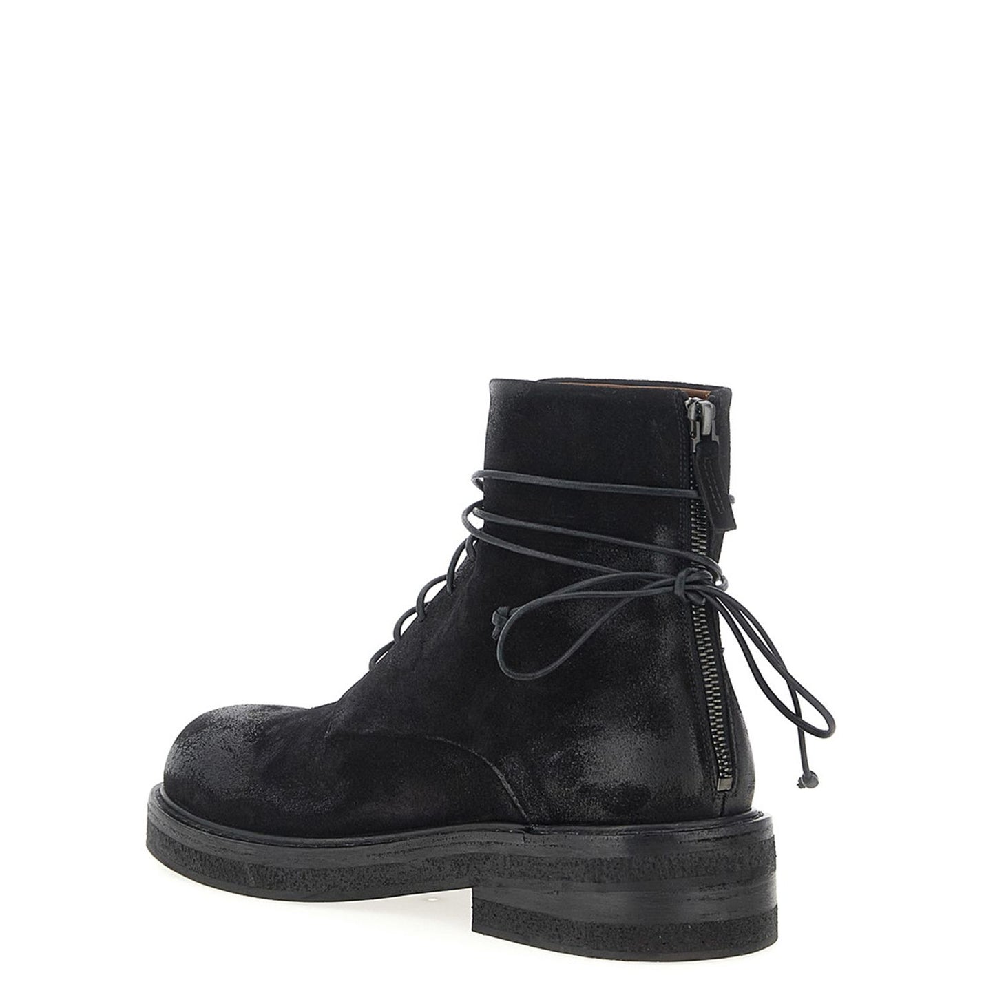 Marsell Black Cotton Chelsea Boots