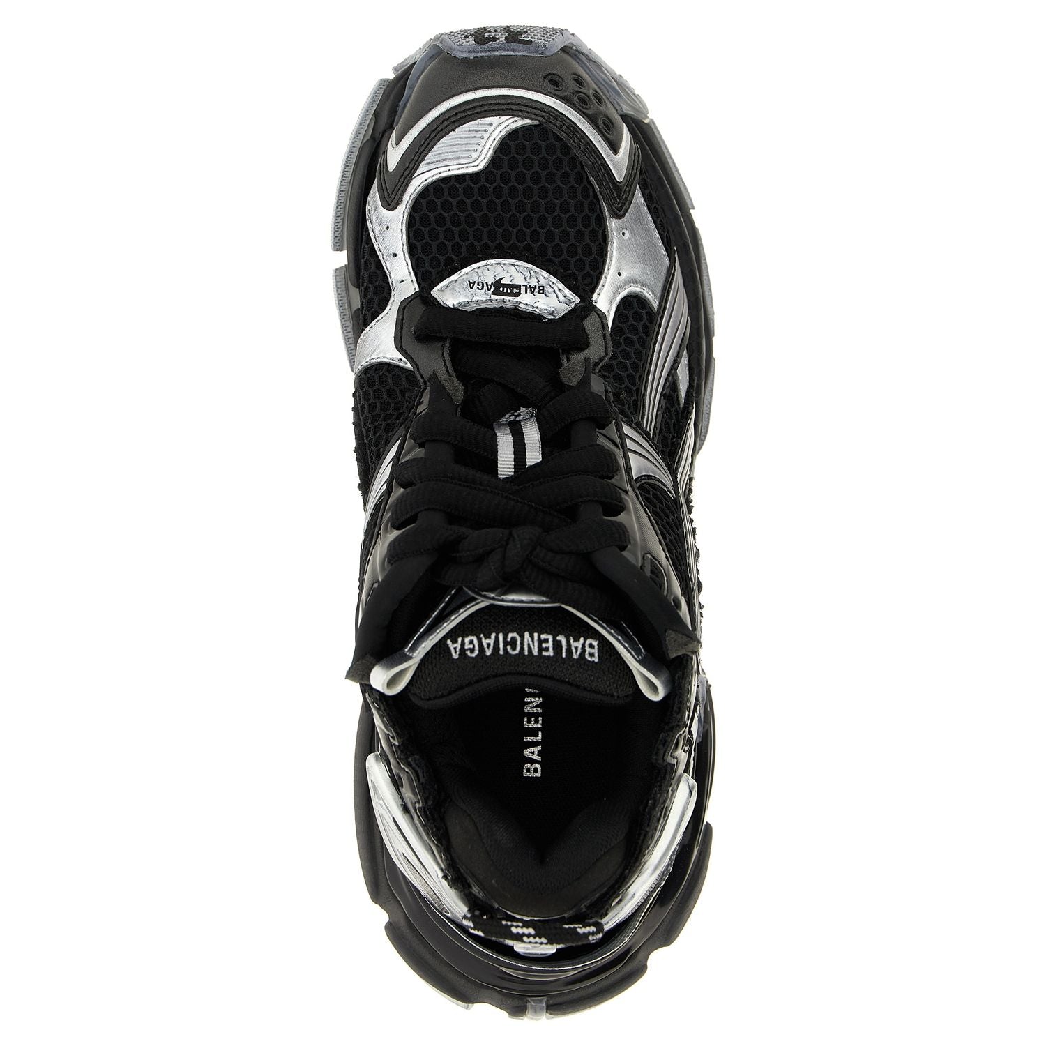 Balenciaga Black Polyethylene Athletic Sneakers