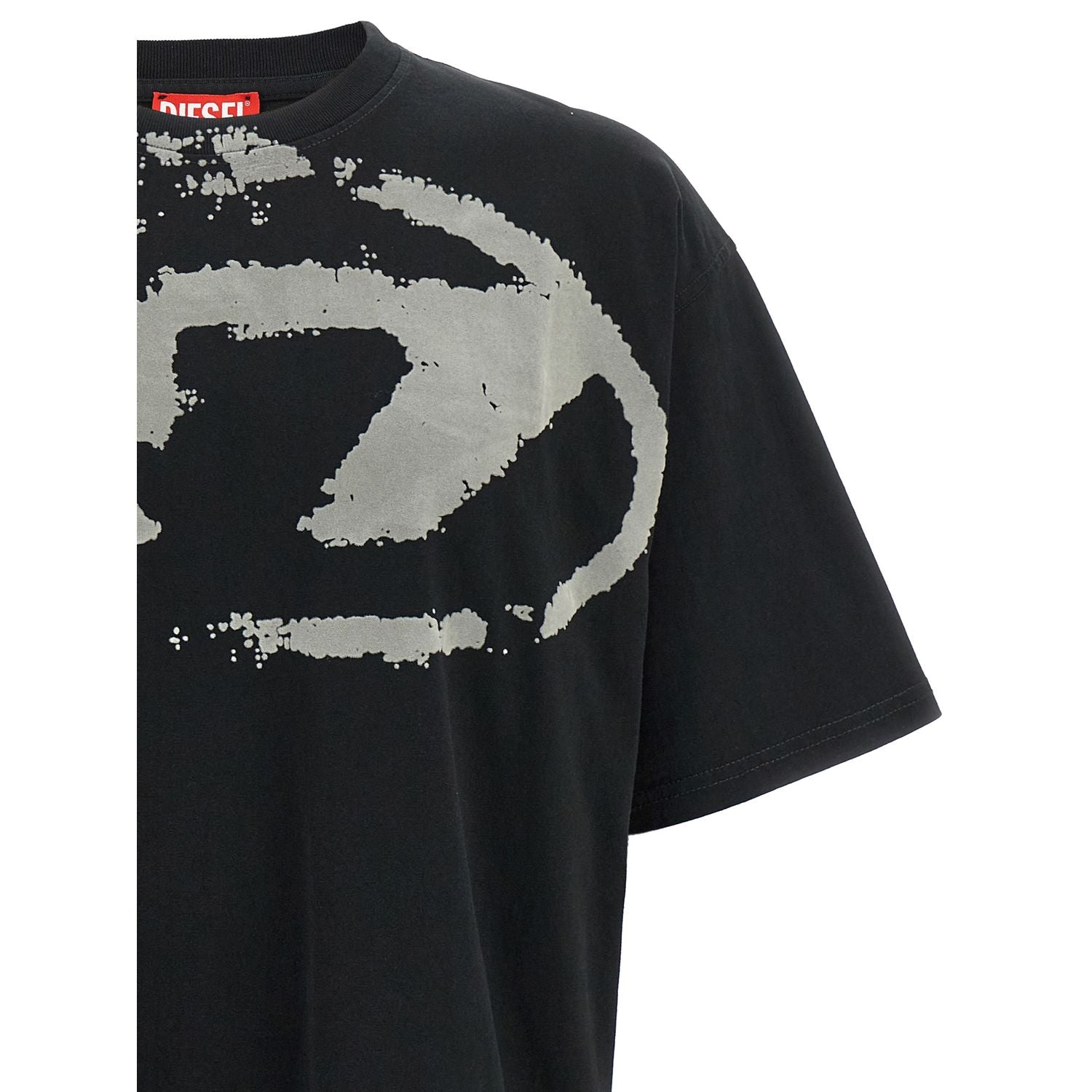 Diesel Black Cotton T-Shirt
