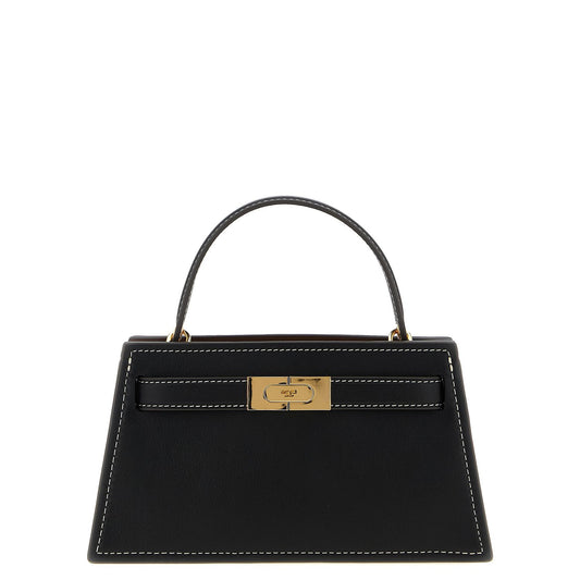 Tory Burch Black Cowhide Handbag