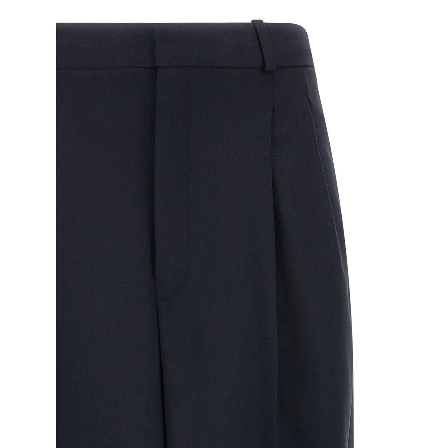 Polo Ralph Lauren Blue Wool Casual Pants