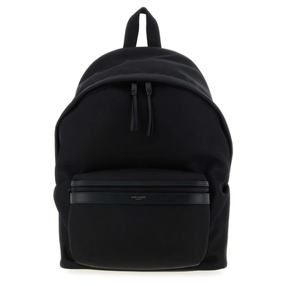 Saint Laurent Black Polyamide Backpack