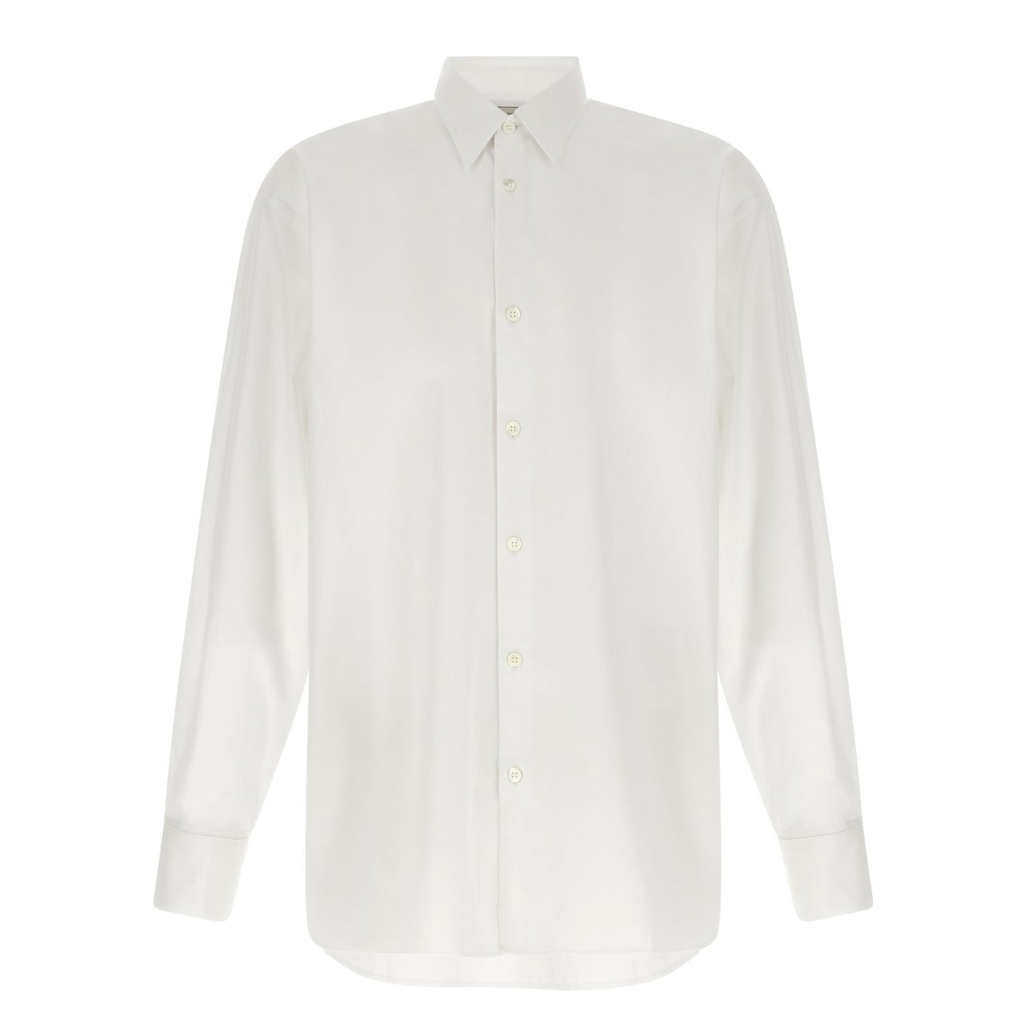Dries Van Noten White Cotton Blouse