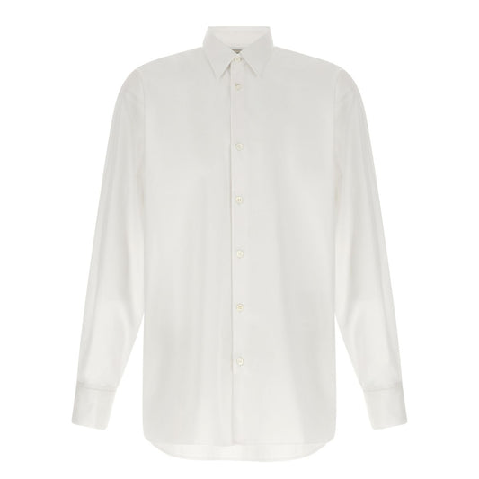 Dries Van Noten White Cotton Blouse