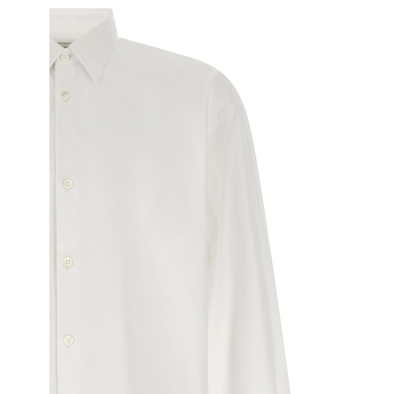Dries Van Noten White Cotton Blouse