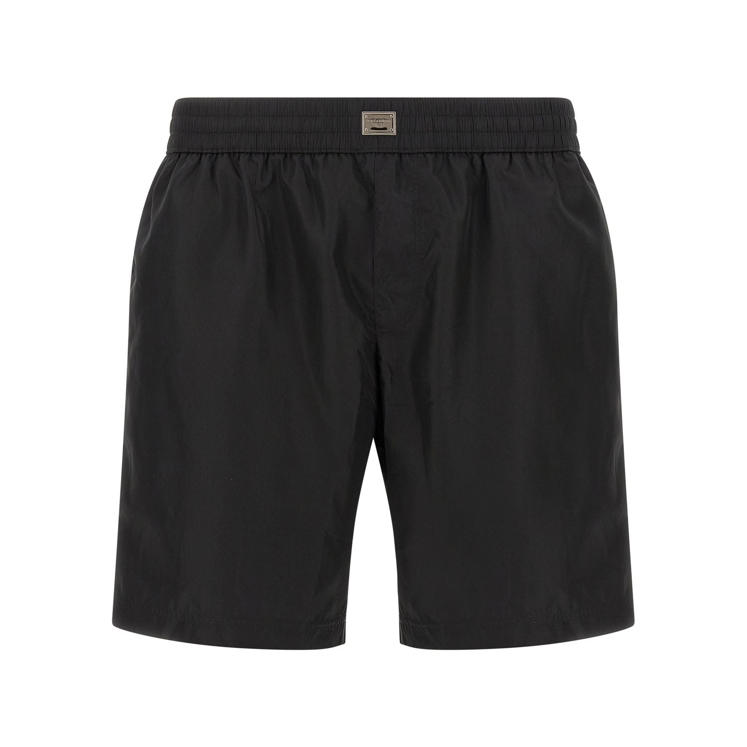 Dolce & Gabbana Black Polyamide Swim Shorts