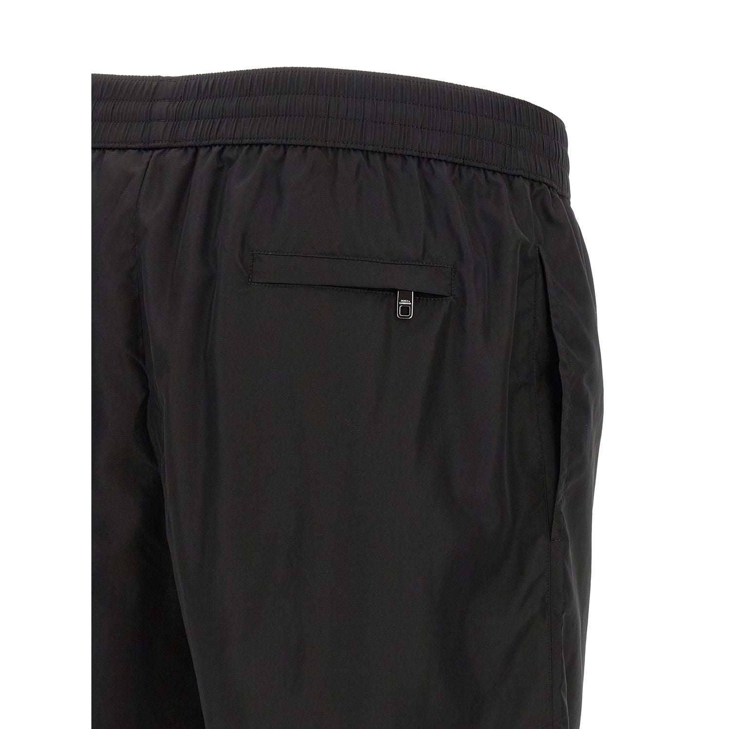 Dolce & Gabbana Black Polyamide Swim Shorts