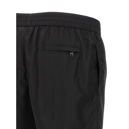 Dolce & Gabbana Black Polyamide Swim Shorts
