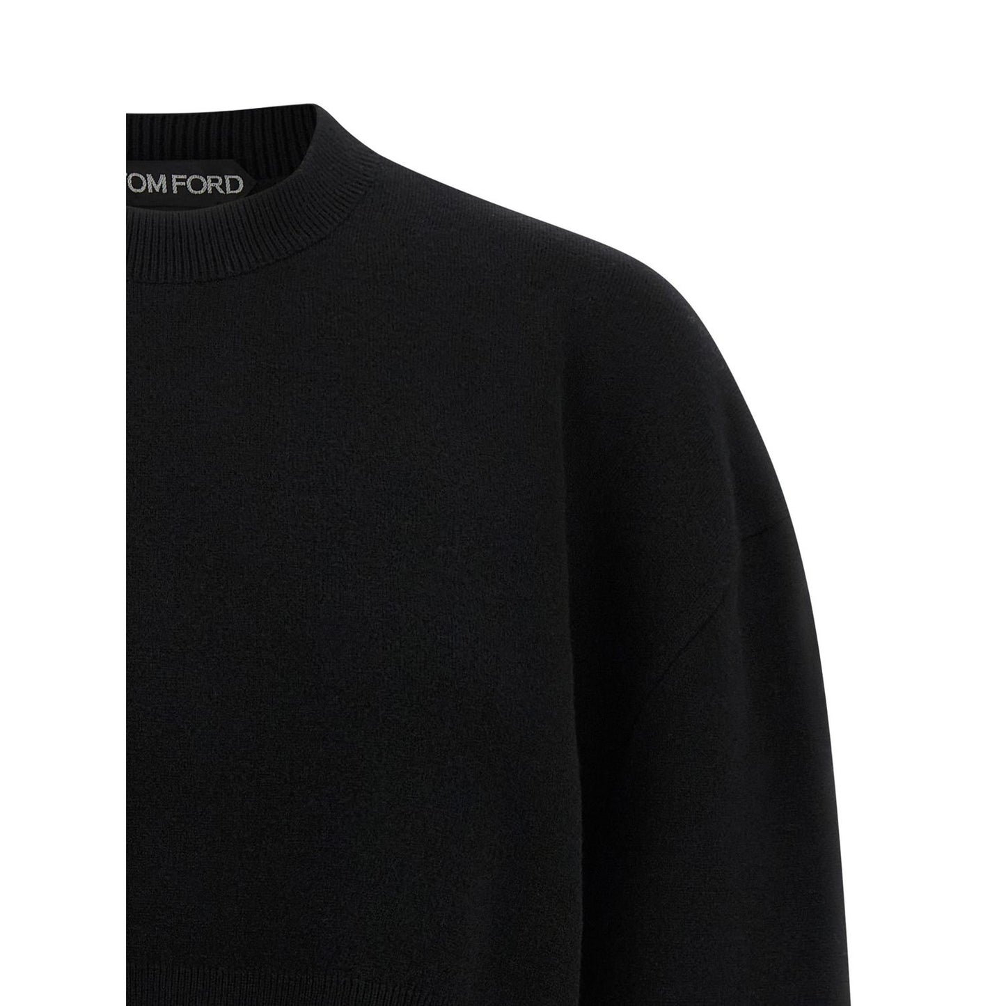 Tom Ford Black Virgin Wool Cardigan