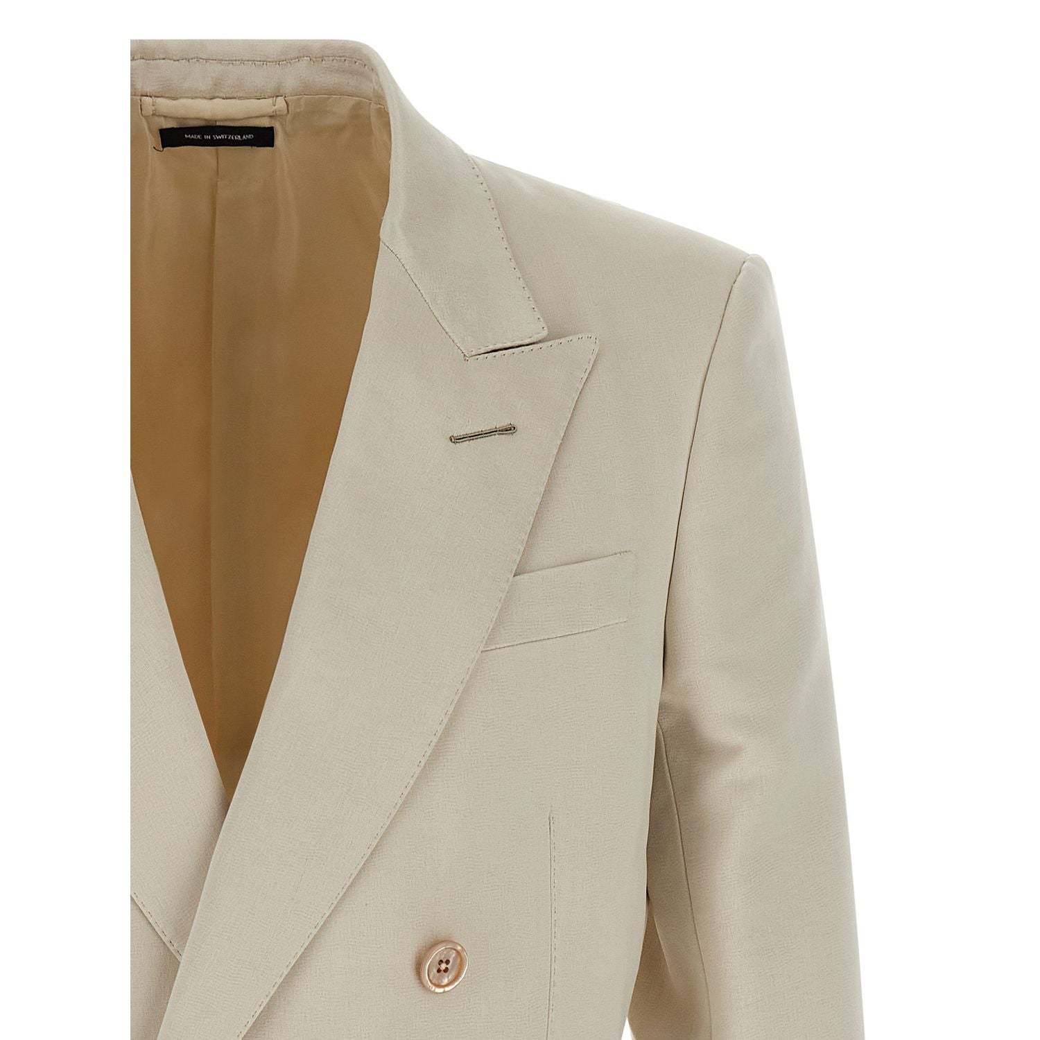 Tom Ford Beige Cotton Blazer