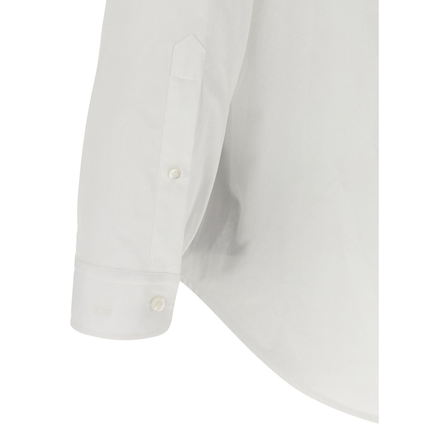 Balenciaga White Cotton Blouse