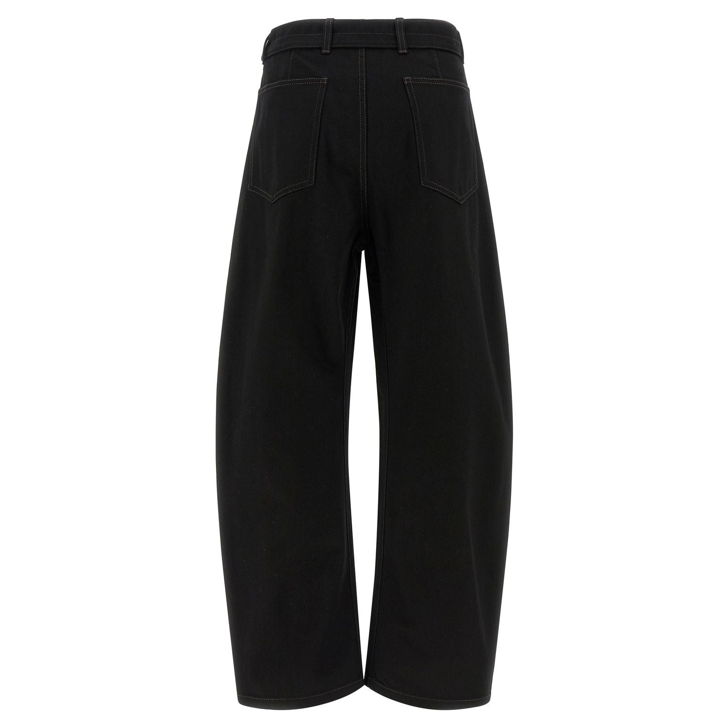 Lemaire Black Cotton Jeans Denim