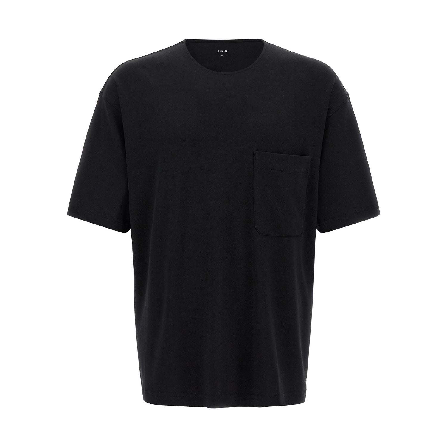 Lemaire Black Cotton T-Shirt