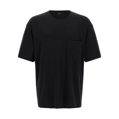 Lemaire Black Cotton T-Shirt