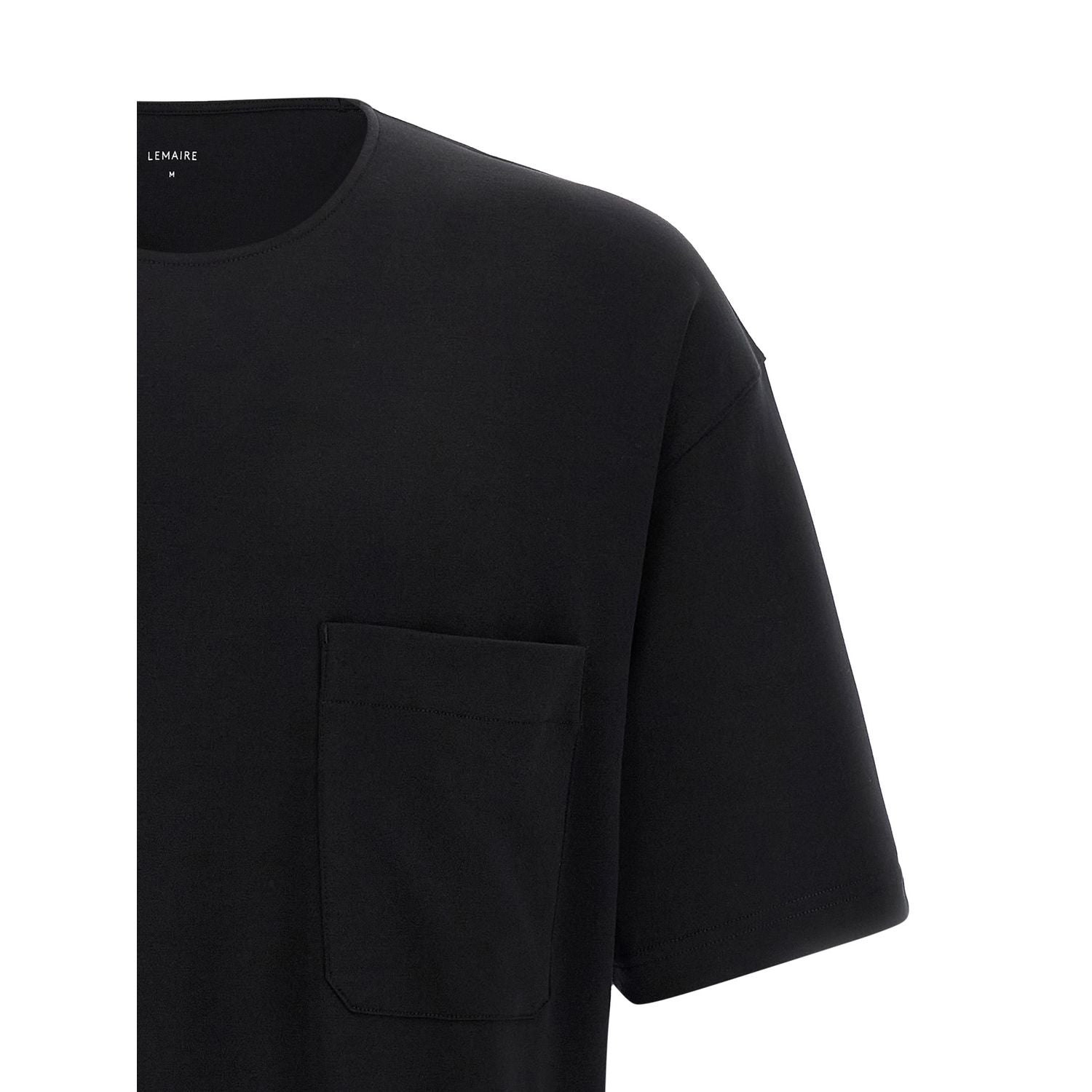 Lemaire Black Cotton T-Shirt