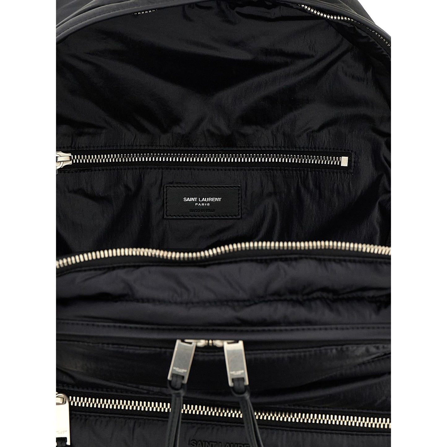 Saint Laurent Black Calfskin Backpack