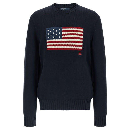 Polo Ralph Lauren Blue Cotton Cardigan