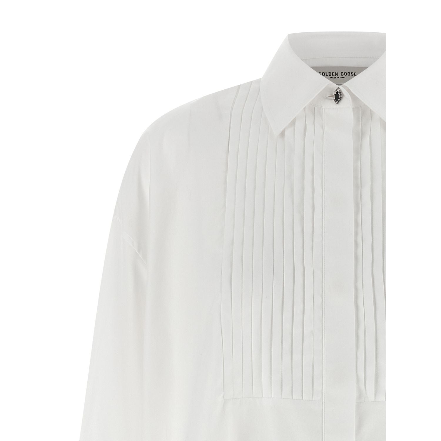 Golden Goose White Cotton Blouse