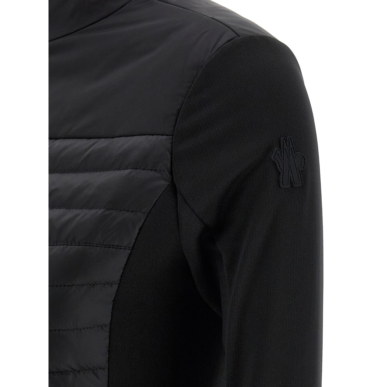 Moncler Grenoble Black Polyamide Cardigan