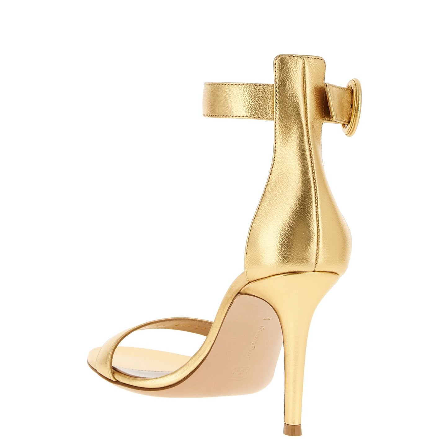 Gianvito Rossi Multicolor Lamb Leather Stiletto Heel Sandals