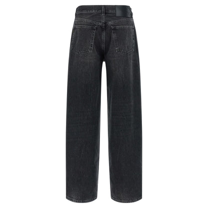 Haikure Black Cotton High-Waisted Jean