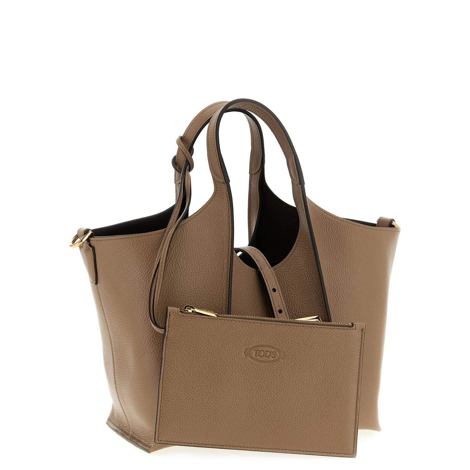Tod's Beige Calfskin Handbag