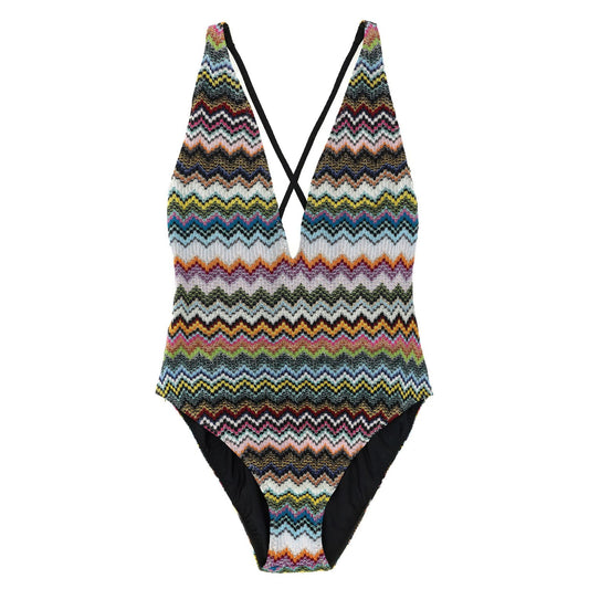 Missoni Multicolor Viscose One-Piece Swimsuit