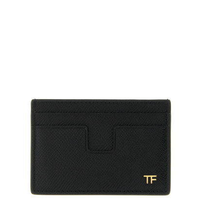 Tom Ford Black Calfskin Cardholder