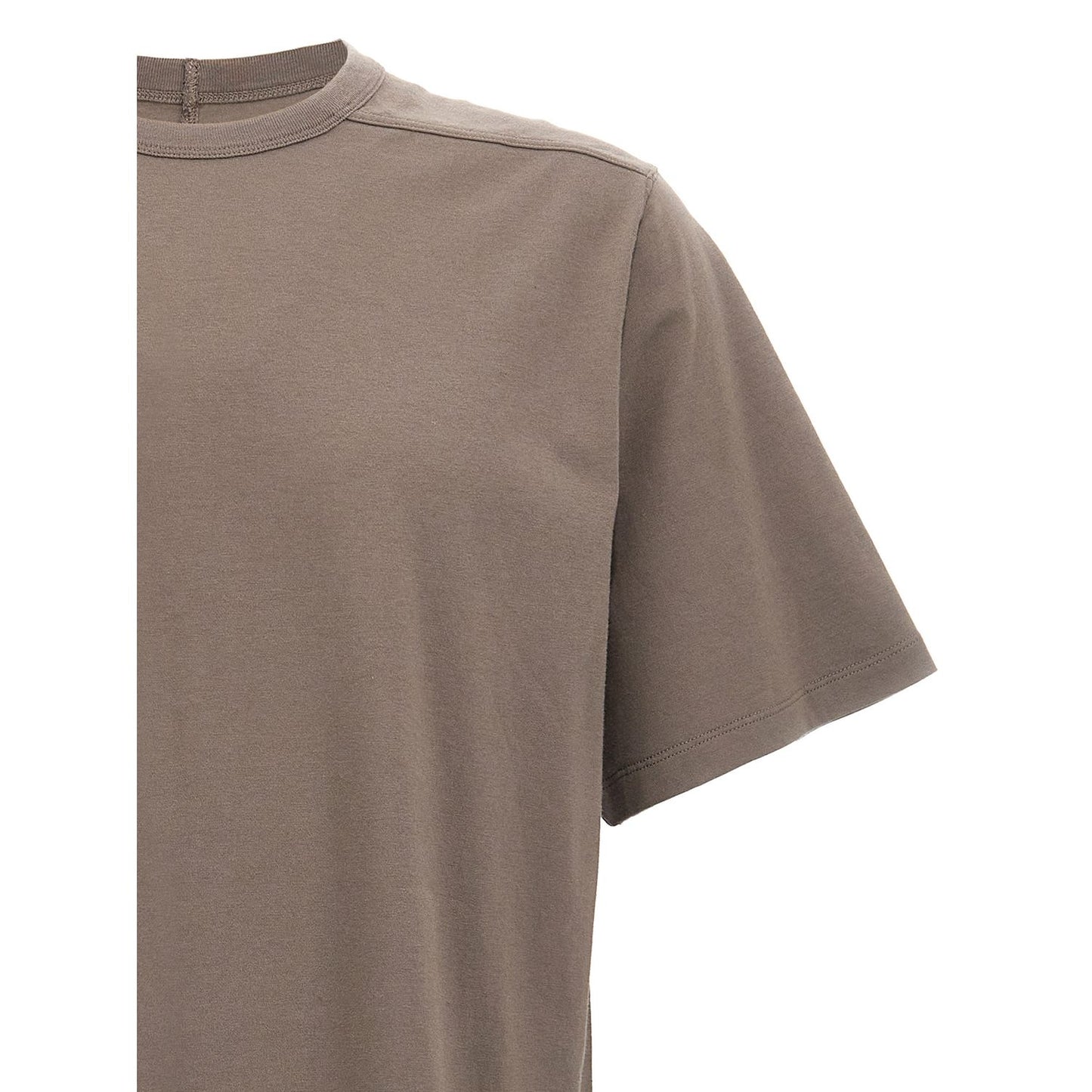 Rick Owens Gray Cotton T-Shirt