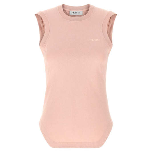 The Attico Multicolor Cotton Sleeveles T-Shirt