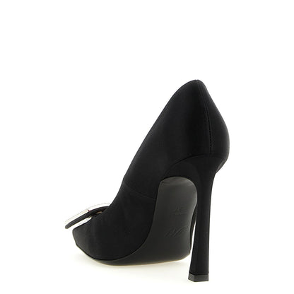 Roger Vivier Black Viscose High Heel Pumps