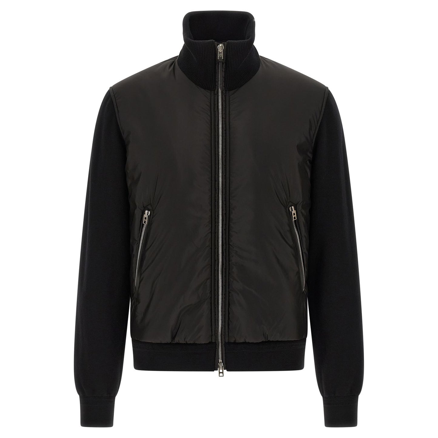 Tom Ford Black Wool Bomber