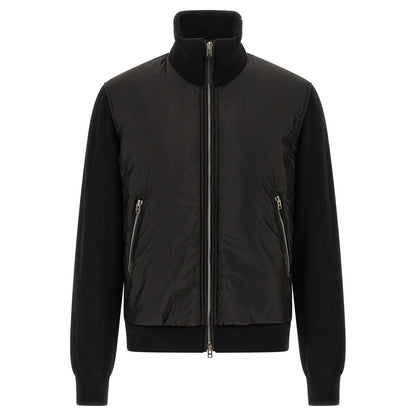 Tom Ford Black Wool Bomber