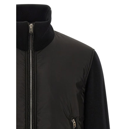 Tom Ford Black Wool Bomber