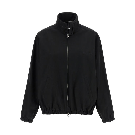 Courrèges Black Cotton Bomber