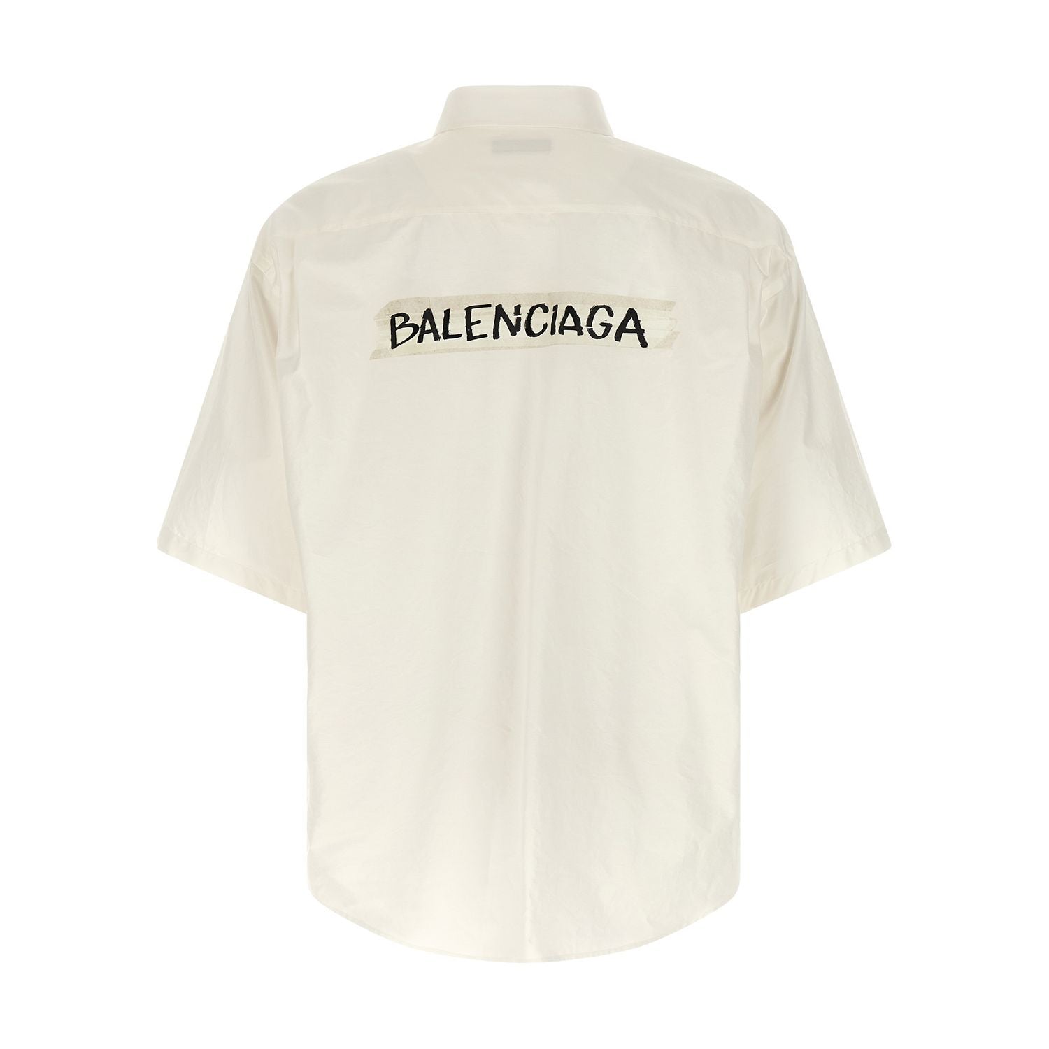 Balenciaga White Cotton Blouse