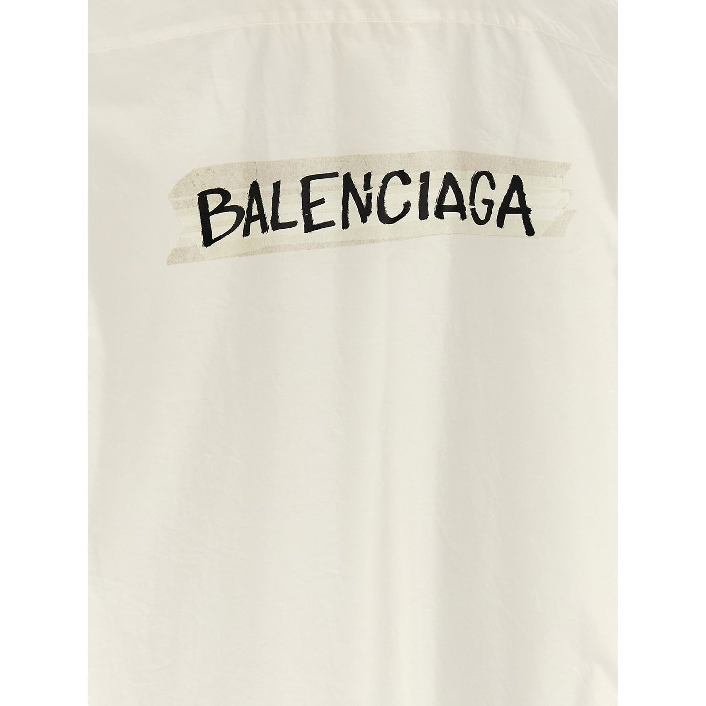 Balenciaga White Cotton Blouse