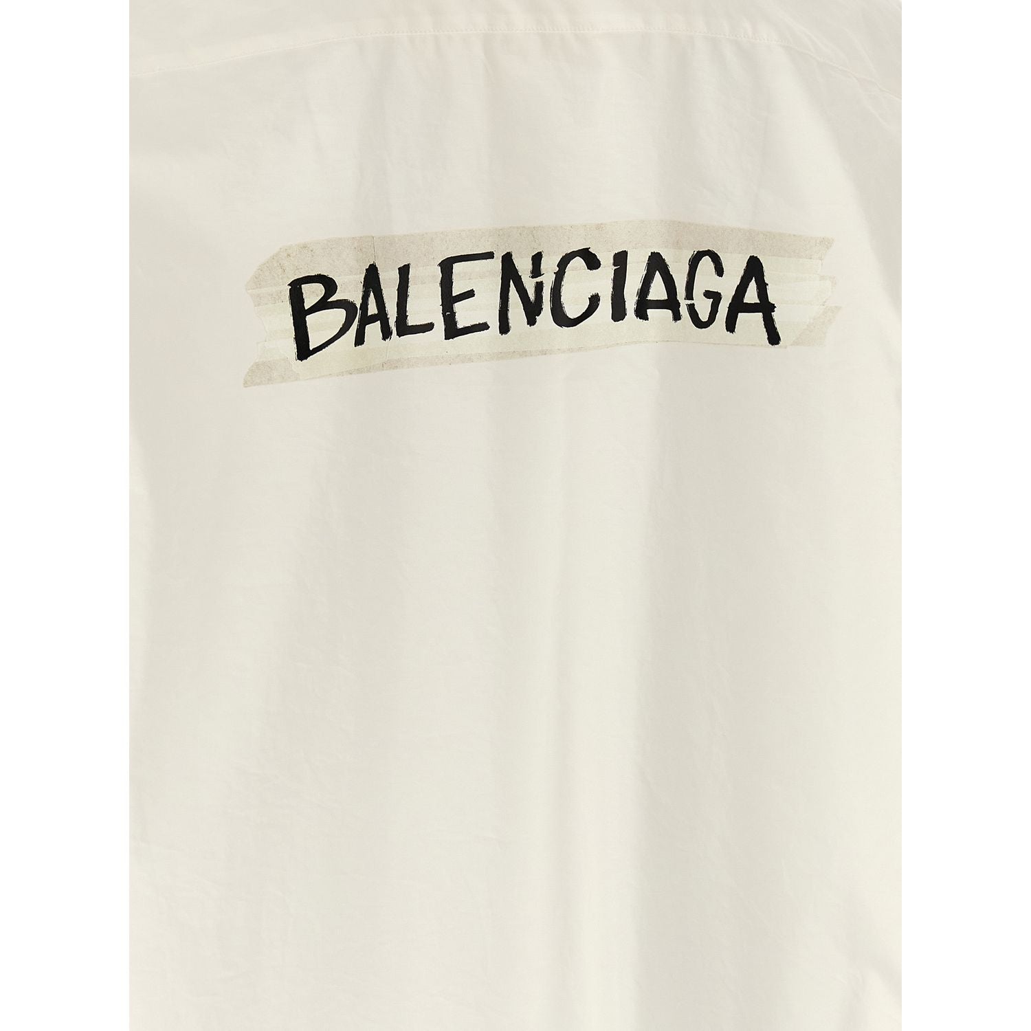 Balenciaga White Cotton Blouse