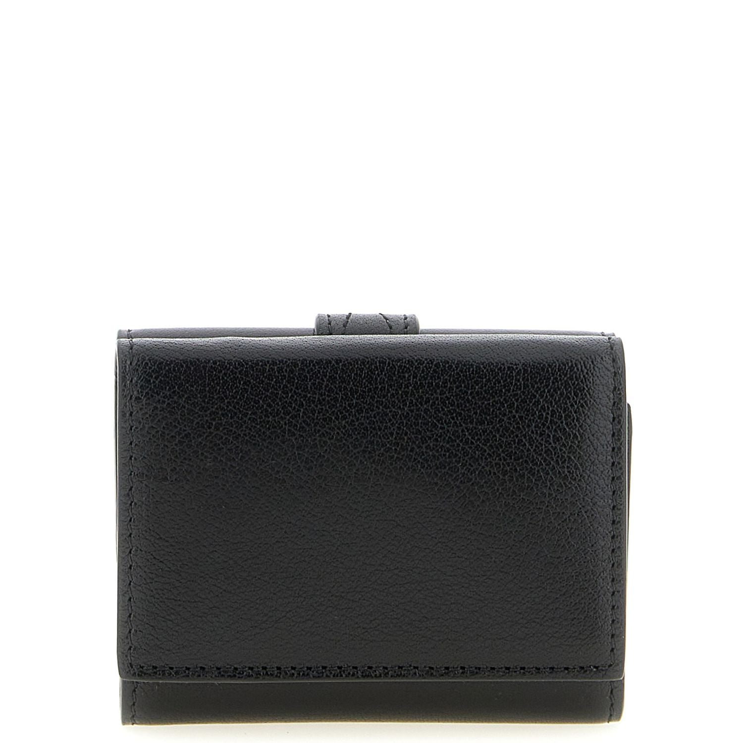 Chloé Black Buffalo Leather Cardholder