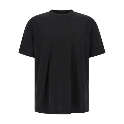 Y-3 Black Cotton T-Shirt