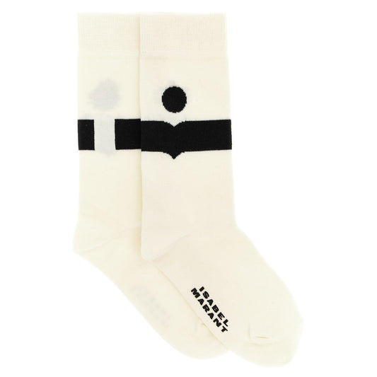 Isabel Marant Beige Cotton Socks