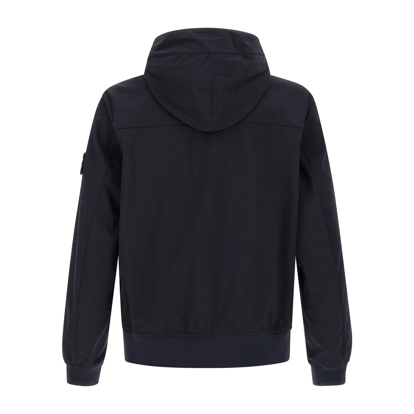 Stone Island Blue Polyester Shell Jacket