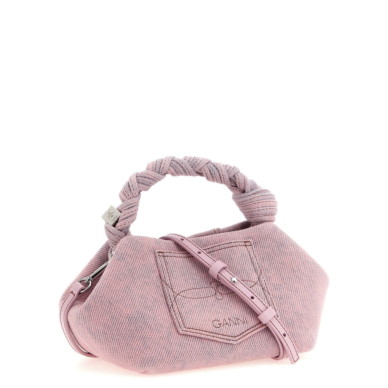 Ganni Multicolor Organic Cotton Handbag