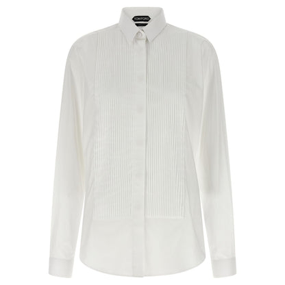 Tom Ford White Cotton Blouse