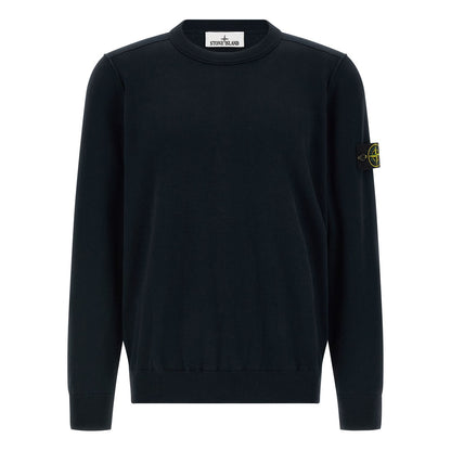 Stone Island Blue Cotton Cardigan