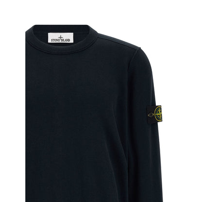 Stone Island Blue Cotton Cardigan