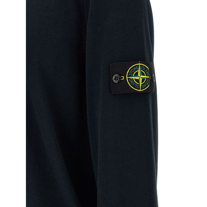 Stone Island Blue Cotton Cardigan