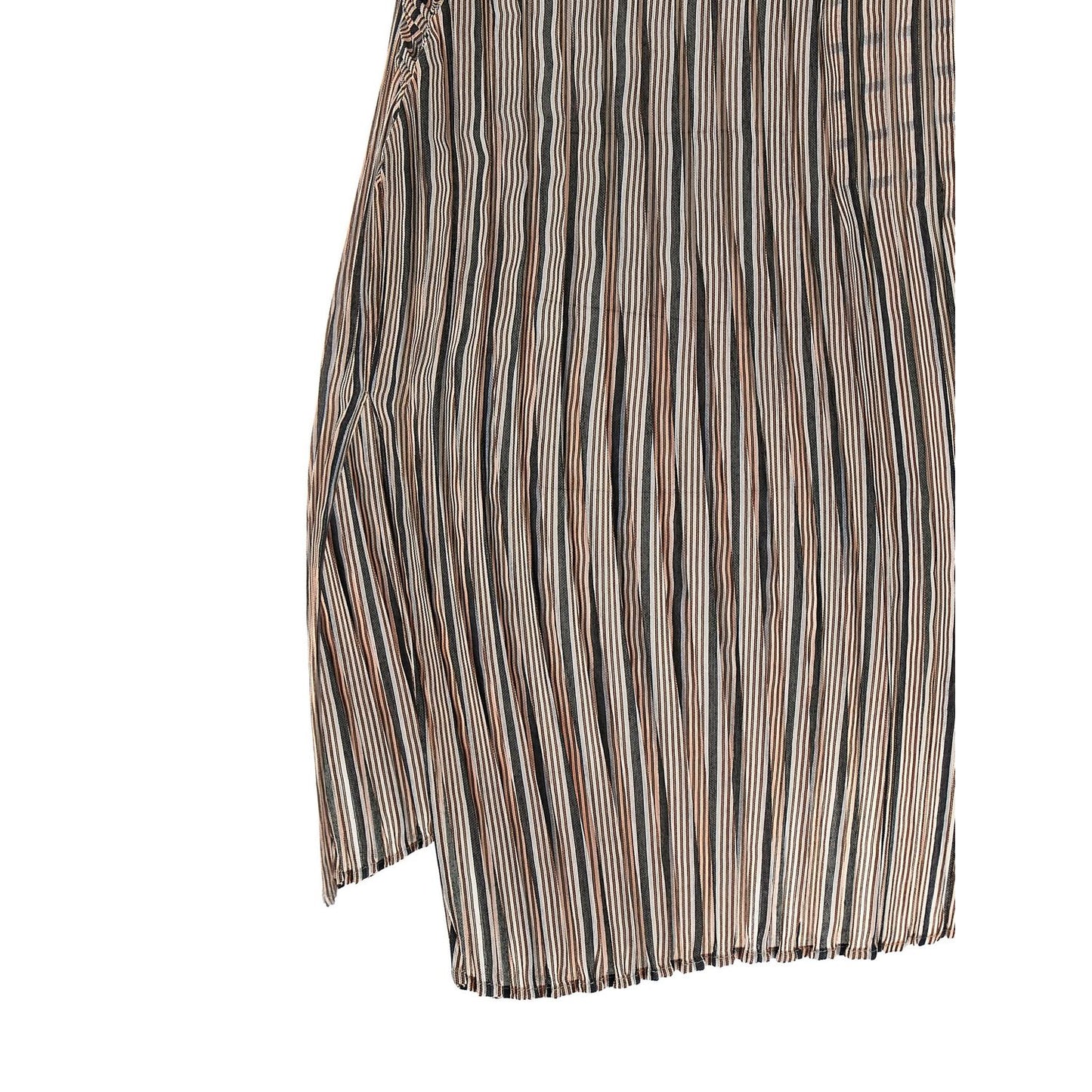 Issey Miyake Brown Polyester Blouse