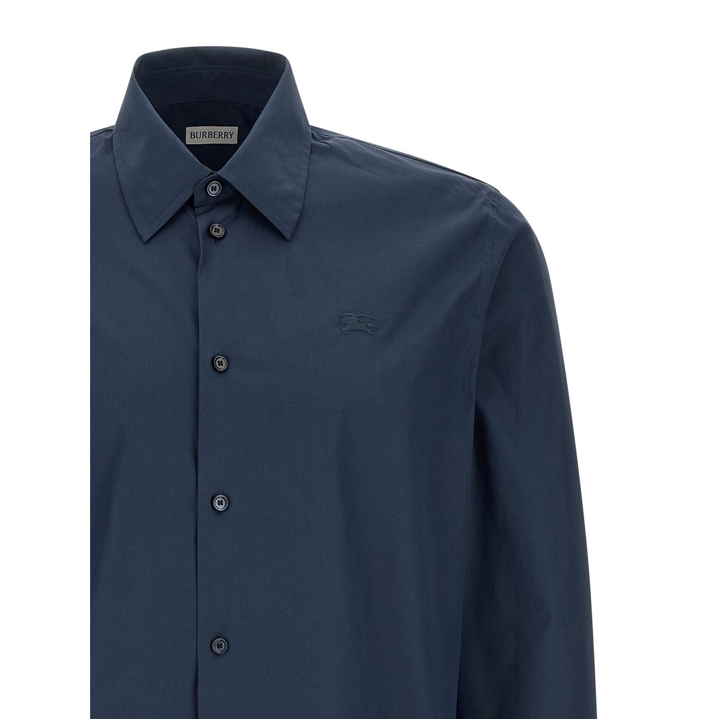 Burberry Blue Cotton Blouse